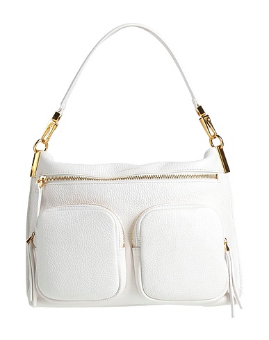 COCCINELLE Handbag White Leather