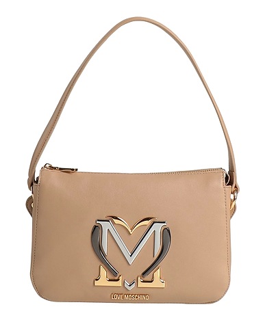 LOVE MOSCHINO Handbag Camel Textile fibers