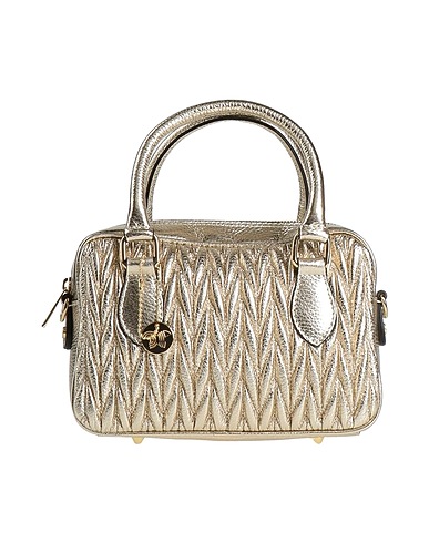 LAURA DI MAGGIO Handbag Platinum Leather