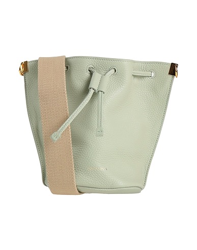 COCCINELLE Across-body bag Light green Leather