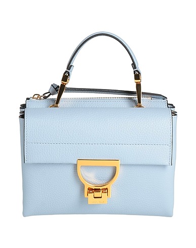 COCCINELLE Handbag Sky blue Leather