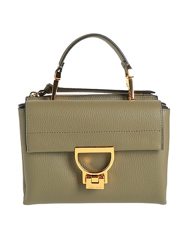 COCCINELLE Handbag Military green Leather