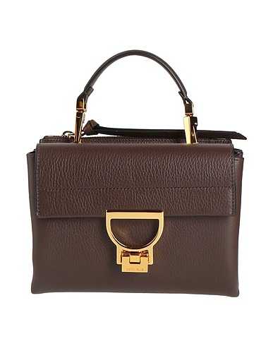 COCCINELLE Handbag Dark brown Leather