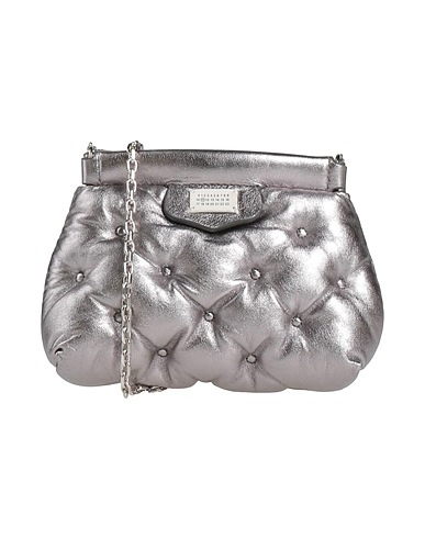 MAISON MARGIELA Cross-body bags Silver 100% Ovine leather