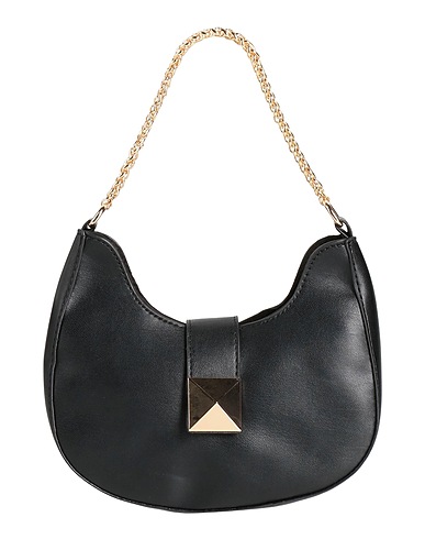 NO SECRETS Bolso de mano Negro 100% Poliuretano