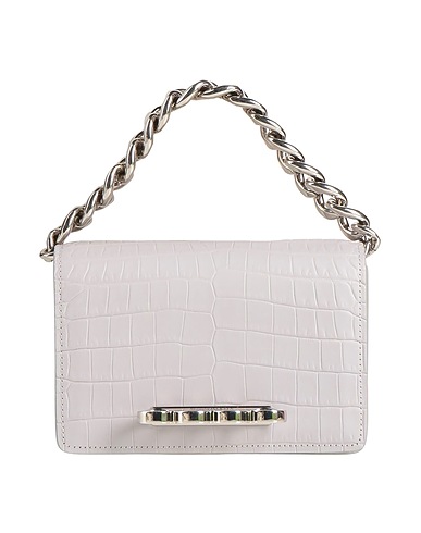 MCQUEEN Handbag Light grey Leather
