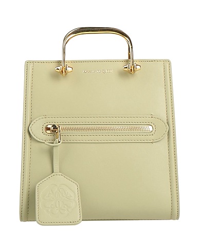 MCQUEEN Handbag Sage green Leather