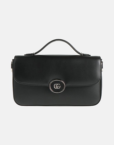 GUCCI Handbag Black Leather