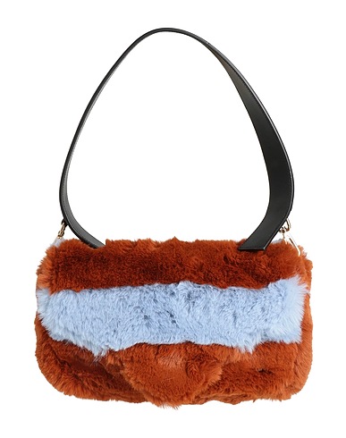 MY-BEST BAG Shoulder bag 70% Polyester, 30% Cow leather