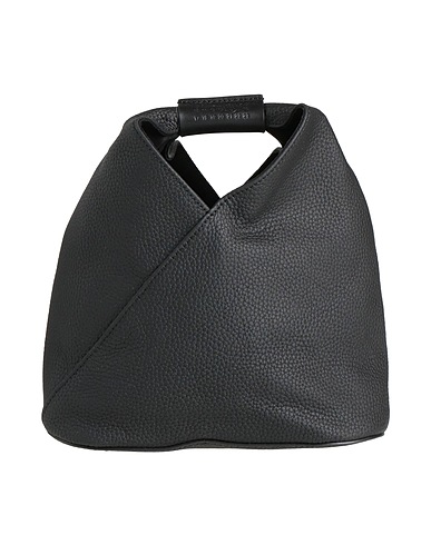 MM6 MAISON MARGIELA Handbag Black 100% Cow leather, Zinc