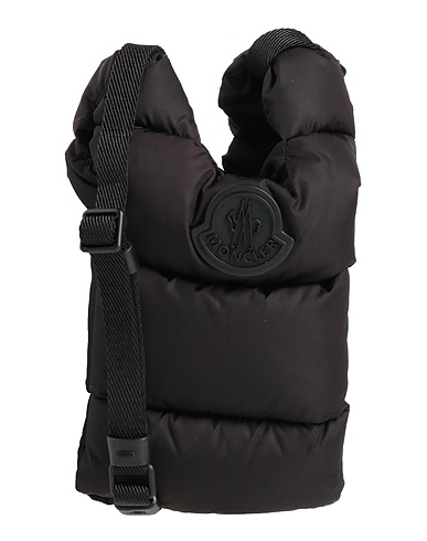 MONCLER Cross-body bags Black 100% Polyamide, Calfskin