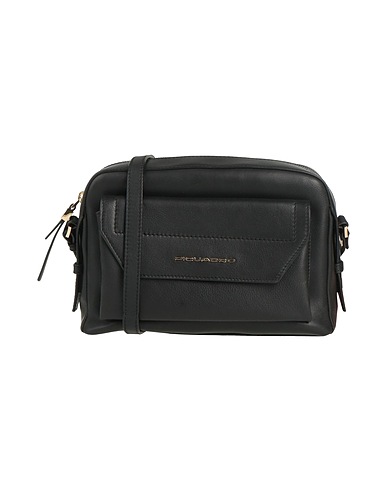 PIQUADRO Cross-body bags Black Cow leather