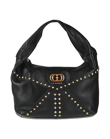 LA CARRIE Handbag Black Leather