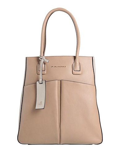 PIQUADRO Handbag Taupe Cow leather