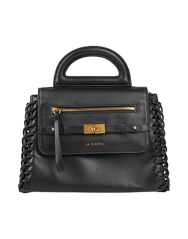 LA CARRIE Handbag Black Leather