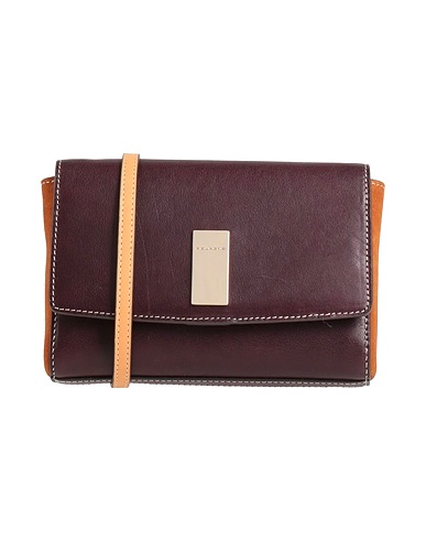 PIQUADRO Cross-body bags Plum Cow leather
