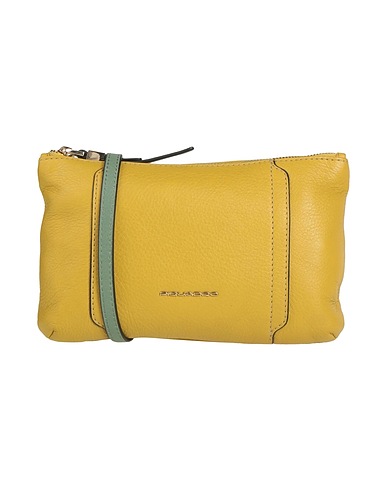 PIQUADRO Across-body bag Yellow Cow leather