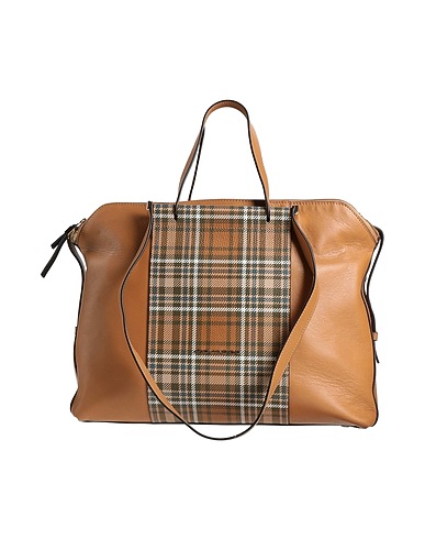 PIQUADRO Handbag Camel Cow leather