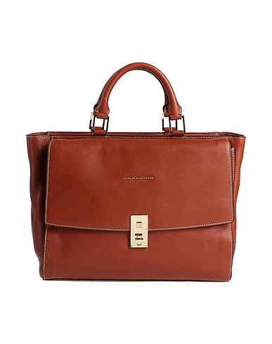 PIQUADRO Handbag Tan Cow leather