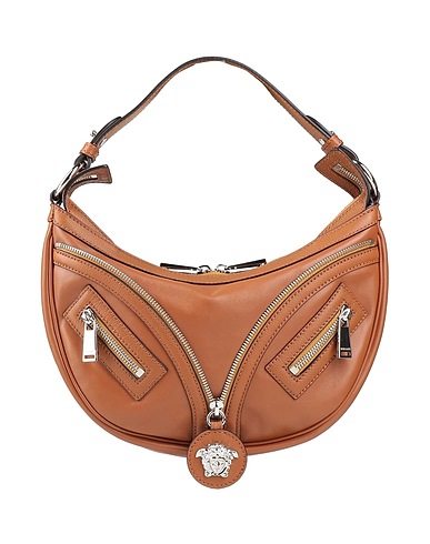 VERSACE Handbag Brown 100% Calfskin
