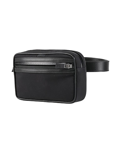 HERNO Belt Bags LAMINAR Black 100% Polyester, Calfskin, PTFE - Polytetrafluoroethylene