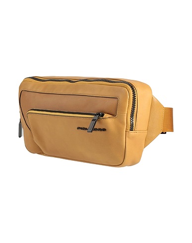PIQUADRO Belt Bags Mustard 100% Cow leather