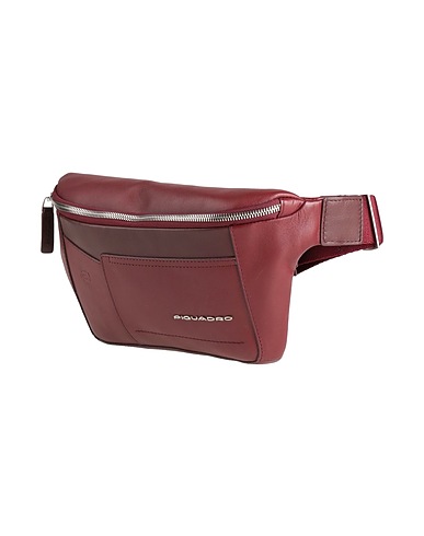 PIQUADRO Belt Bags Burgundy Leather