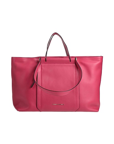 PIQUADRO Handbag Antique rose Cow leather, EVA (Ethylene - Vinyl - Acetate), Nylon, Polyester, Metal