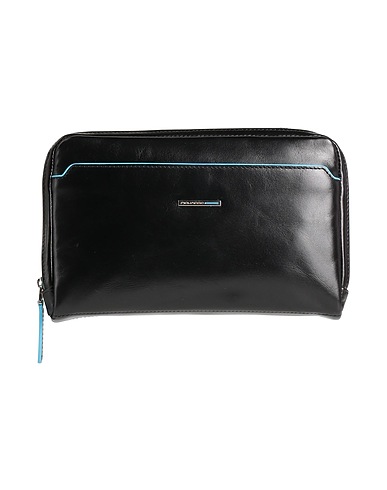 PIQUADRO Handbag Black Cow leather