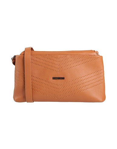 BIKKEMBERGS Umhängetasche Braun Leder