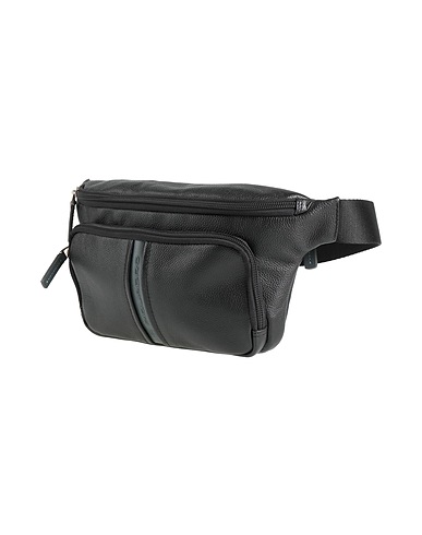 PIQUADRO Gürteltaschen Schwarz Rindsleder, EVA (Äthylen, Vinyl, Azetat), Polyester, Synthetische Fasern, Metall