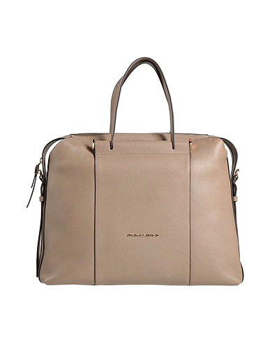 PIQUADRO Handbag Taupe Cow leather, EVA (Ethylene - Vinyl - Acetate), Nylon, Polyester, Metal