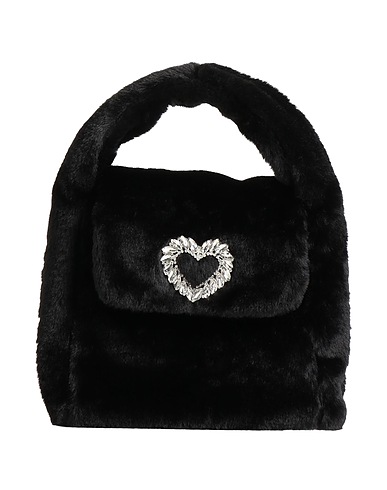 NO SECRETS Borsa a mano Nero 100% Poliestere