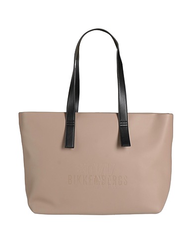 BIKKEMBERGS Borsa a spalla Tortora 100% Poliuretano