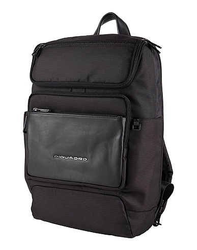 PIQUADRO Backpacks Black Textile fibers