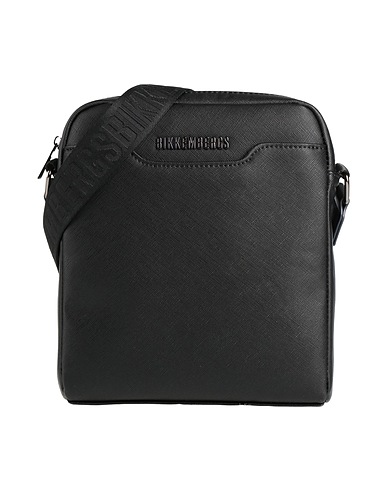 BIKKEMBERGS Сумка на длинном ремешке Чёрный 100% Полиуретан