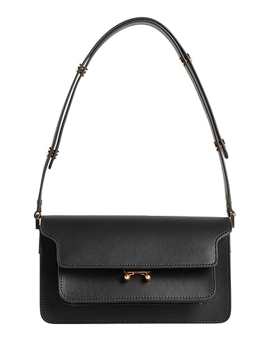 MARNI Handbag Black 100% Cow leather, Brass, Steel