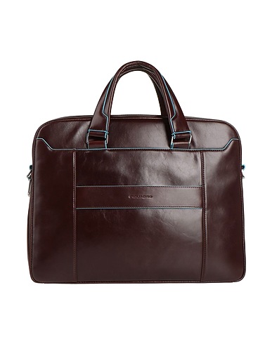PIQUADRO Handbag Chocolate brown Cow leather