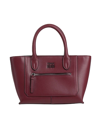 CERRUTI 1881 Handbag BORDEAUX 100% Calf hair