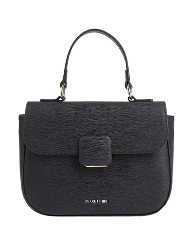 CERRUTI 1881 Handbag Dark purple 100% Calfskin