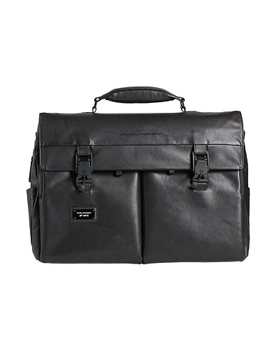 PIQUADRO Handbag Black Cow leather