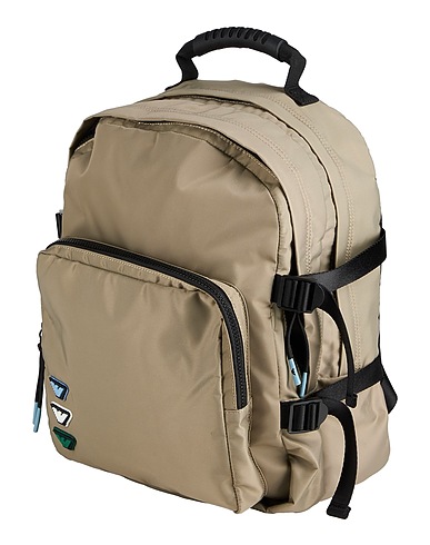 EMPORIO ARMANI Rucksack & Gürteltasche Grau Gewebefasern