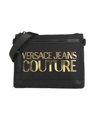 VERSACE JEANS COUTURE Borsa a tracolla Nero 100% Poliestere