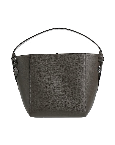 CHRISTIAN LOUBOUTIN Borsa a mano Verde militare Pelle di vitello