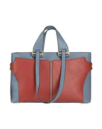 PIQUADRO Handbag Pastel blue Leather