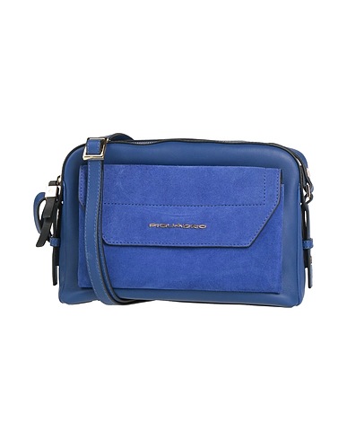 PIQUADRO Cross-body bags Blue Cow leather