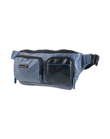 PIQUADRO Belt Bags Slate blue Leather