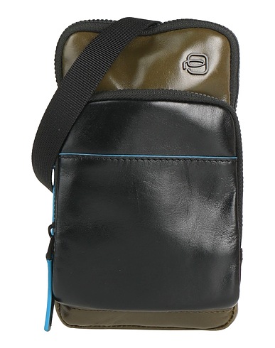 PIQUADRO Borsa a tracolla Verde militare Pelle di bovino