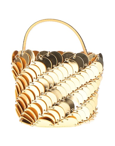 RABANNE Handbag Gold Leather