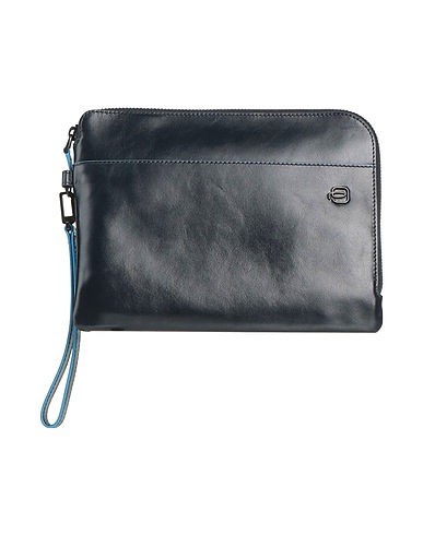 PIQUADRO Handbag Midnight blue Cow leather